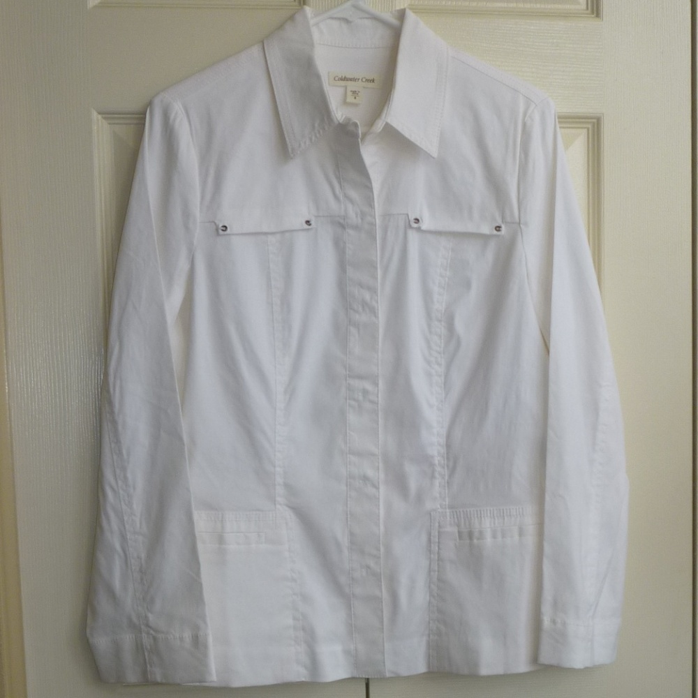 Coldwater Creek Snap Front Shirt-Jacket